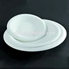 P & T Royal Ware Porcelain round dinner plate white ceramic deep plates