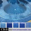 stock glazed ocean blue ceramic tile swimming pool spa