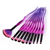 Beauty needs purple creative cosmetic product 4 8 10 rhinestone makeup brushes set