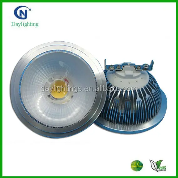 Daylighting 15W Gu53 / e27 / e26 base 1000lm ar111 led, small led spot light AC100-240V