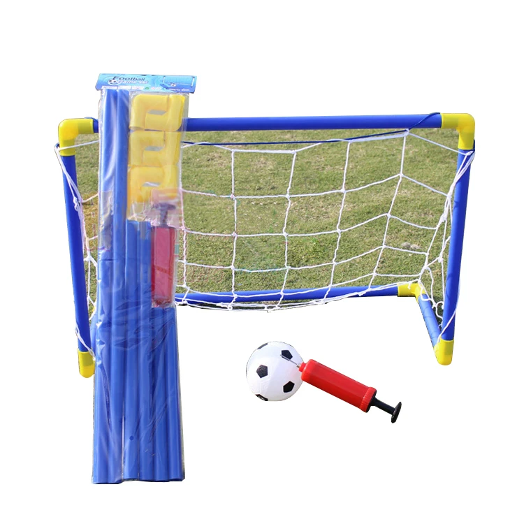 Plastic Little Tikes Easy Score Soccer Set Indoor Mini Folding Football Soccer Ball Goal Post Net Set