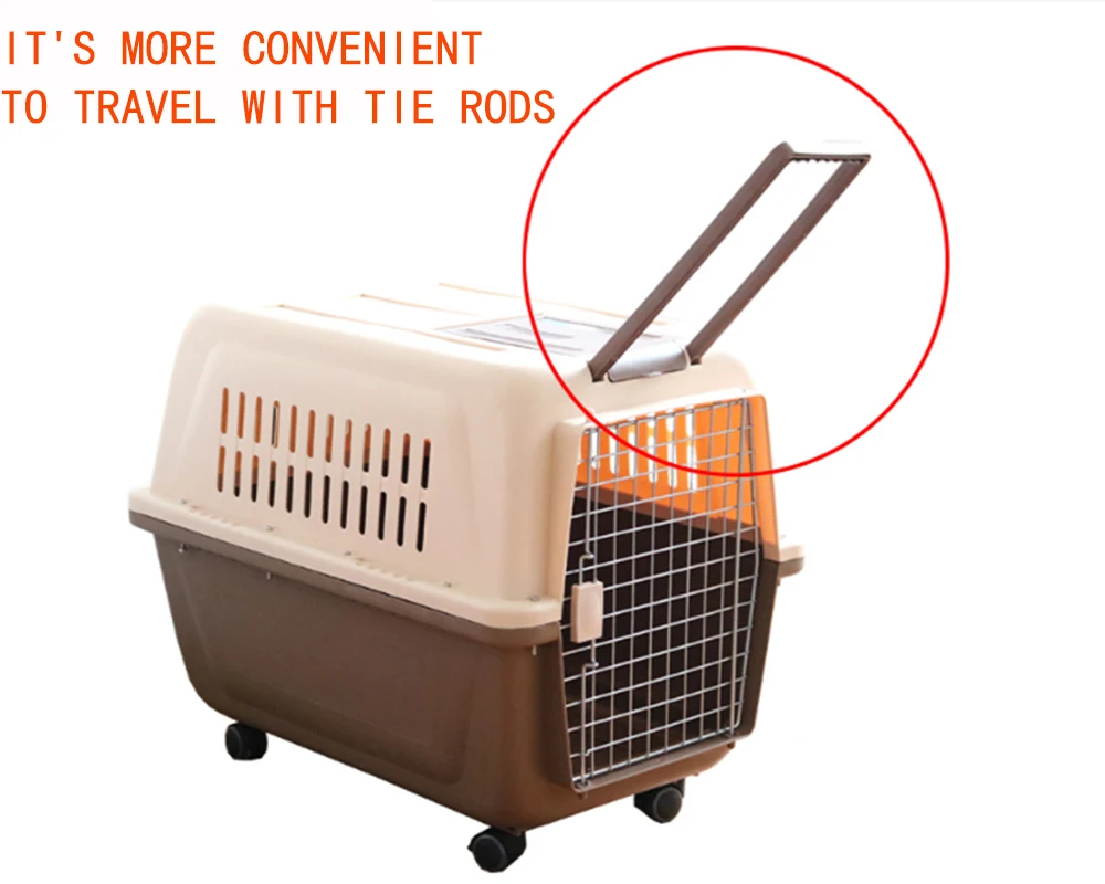 Airline Approve Corrugated Plastic Pet Travel Carrier Dog / Plastic Dog