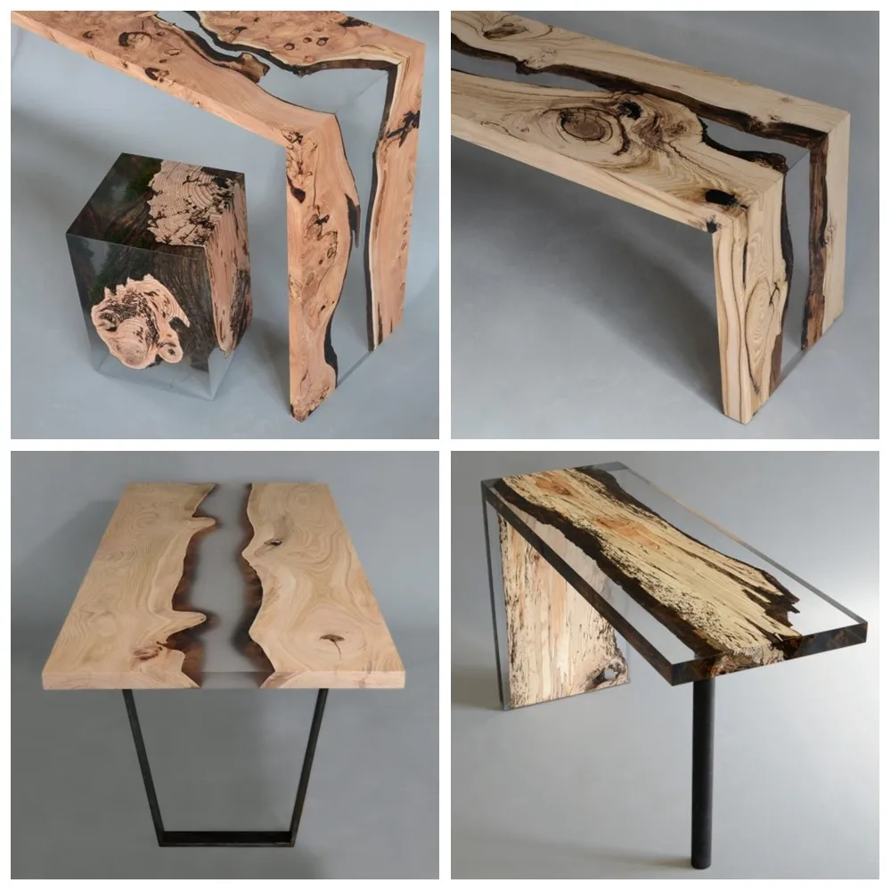 Self Leveling 2"thick Pour Casting Epoxy Resin Kit For Live Edge Epoxy Table Buy Thick Pour