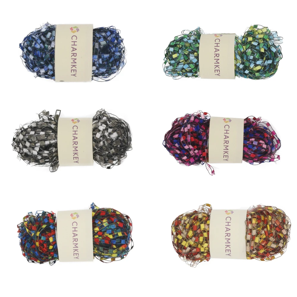 Shanghai Charmkey Wholesale Fancy Ladder Ribbon Yarn Cheap Prices On