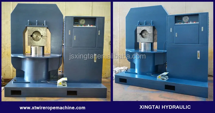 1000Ton steel wire rope swaging machine