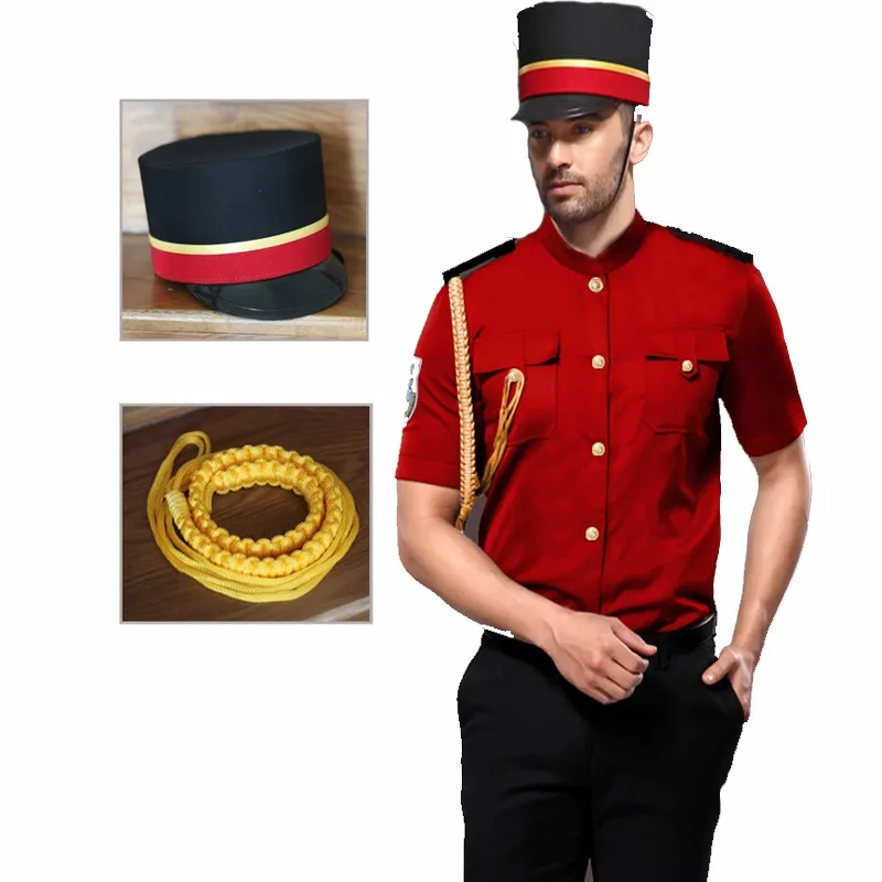 High Quality Security Guard Uniform/dress,Royal Guard Uniform Buy Red