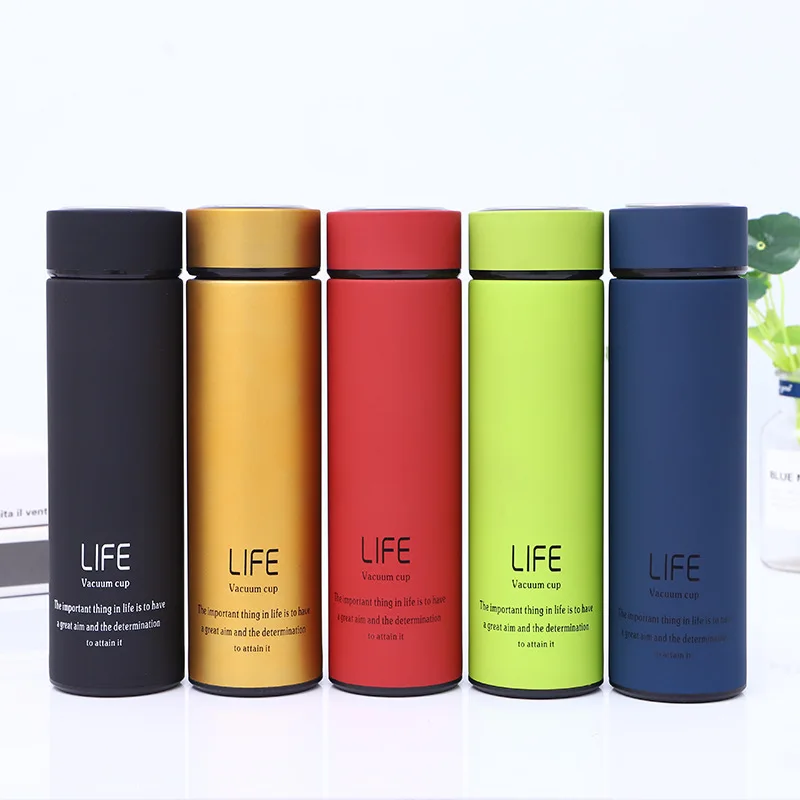 

500ml Office Business thermos life Vacuum tumbler with filter Stainless Steel life thermal Cup, Red,blue,green,gold, black