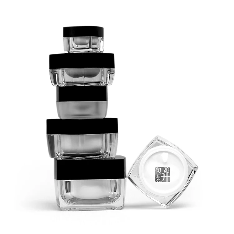 Jar Glass Lid Jar 1oz 2oz 3oz 4oz Cosmetic Glass Jar With Screw Lid