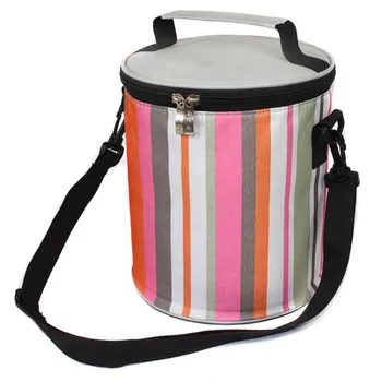 round cooler bag