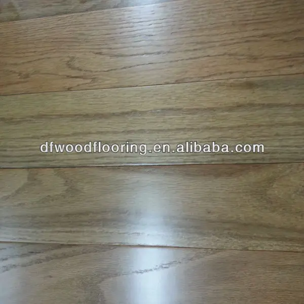 Light Wire Brushed Amerian Red Oak Multilayer Engineered Wood