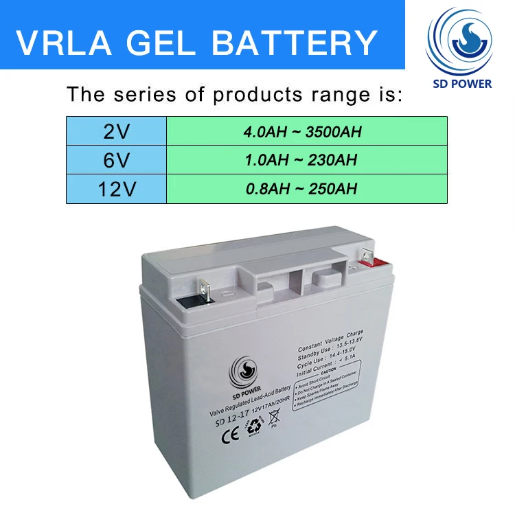 factory direct rechargeable deep cycle 12v17ah solar battery for ups