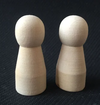 Unfinished Wood Doll Bodies,Peg Dolls (2") Custom Design Acceptable