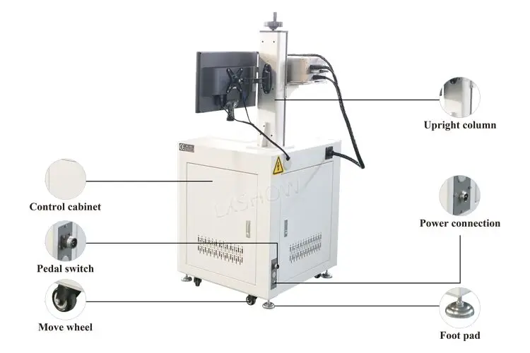 Factory Direct China  3w 5w 10w 15w UV Ultraviolet Laser Marking Machine
