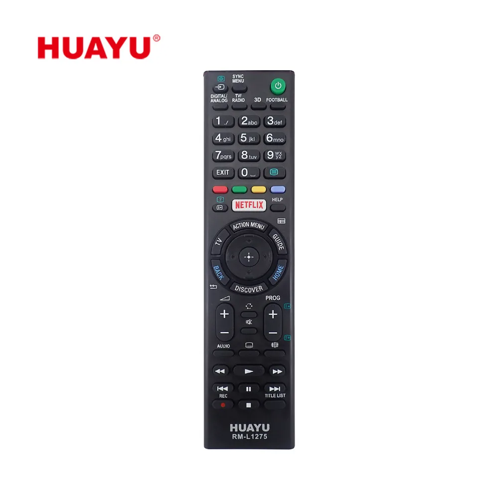 

RM-L1275 HUAYU UNIVERSAL USED FOR SONY LCD LED TV REMOTE CONTROL, Black