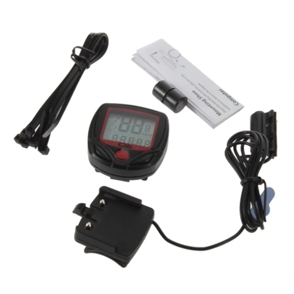 

Cycling Computer Leisure 14-Functions Waterproof Odometer Speedometer With LCD Display Bike Speedometer Bicycle Cycling Computer