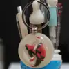 Customize Designed Chinese Tai Chi Featured Plastic Keyring