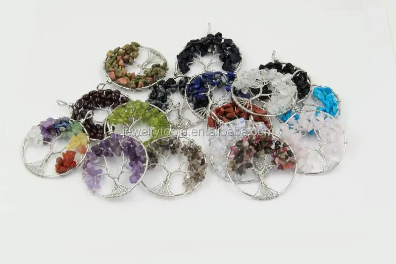 

Wholesale Handmade Natural Stone Tree of Life Pendant