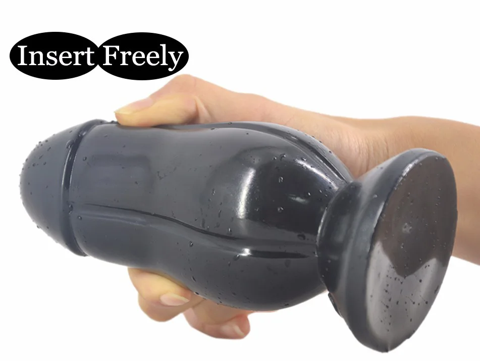 Faak Large Anal Dildo Anal Extension Butt Plug Soft Rubber Plastic