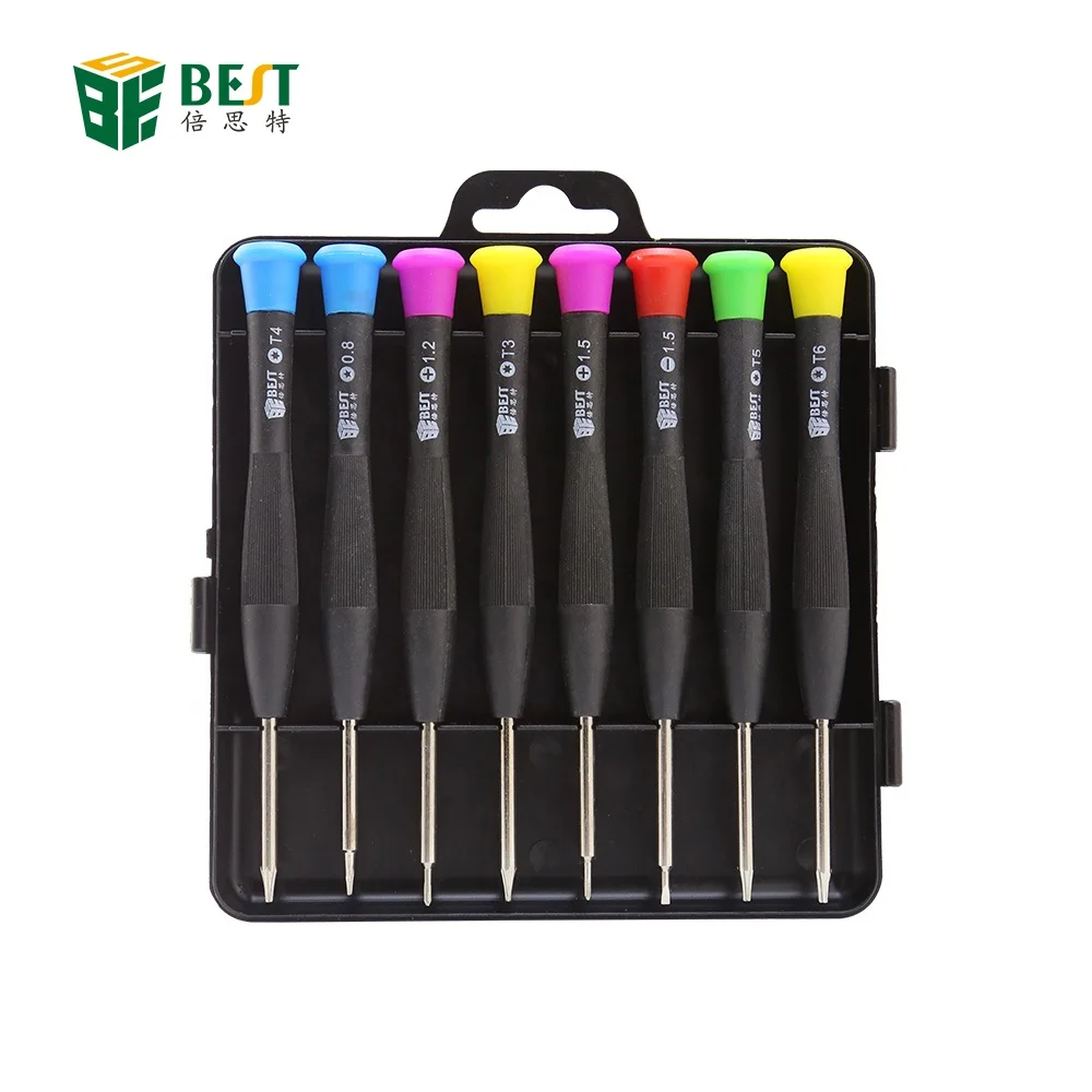 

BEST Hot Sale Good Quality 8 PCS Mobile Repair Tools Mini Precision Screwdriver Set for Smart Phone Watch Opening Repair Tool
