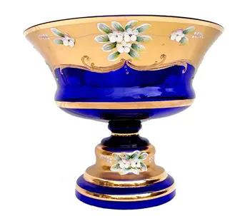 Vintage Venetian Vase With Gold Enamel Work Buy Antique