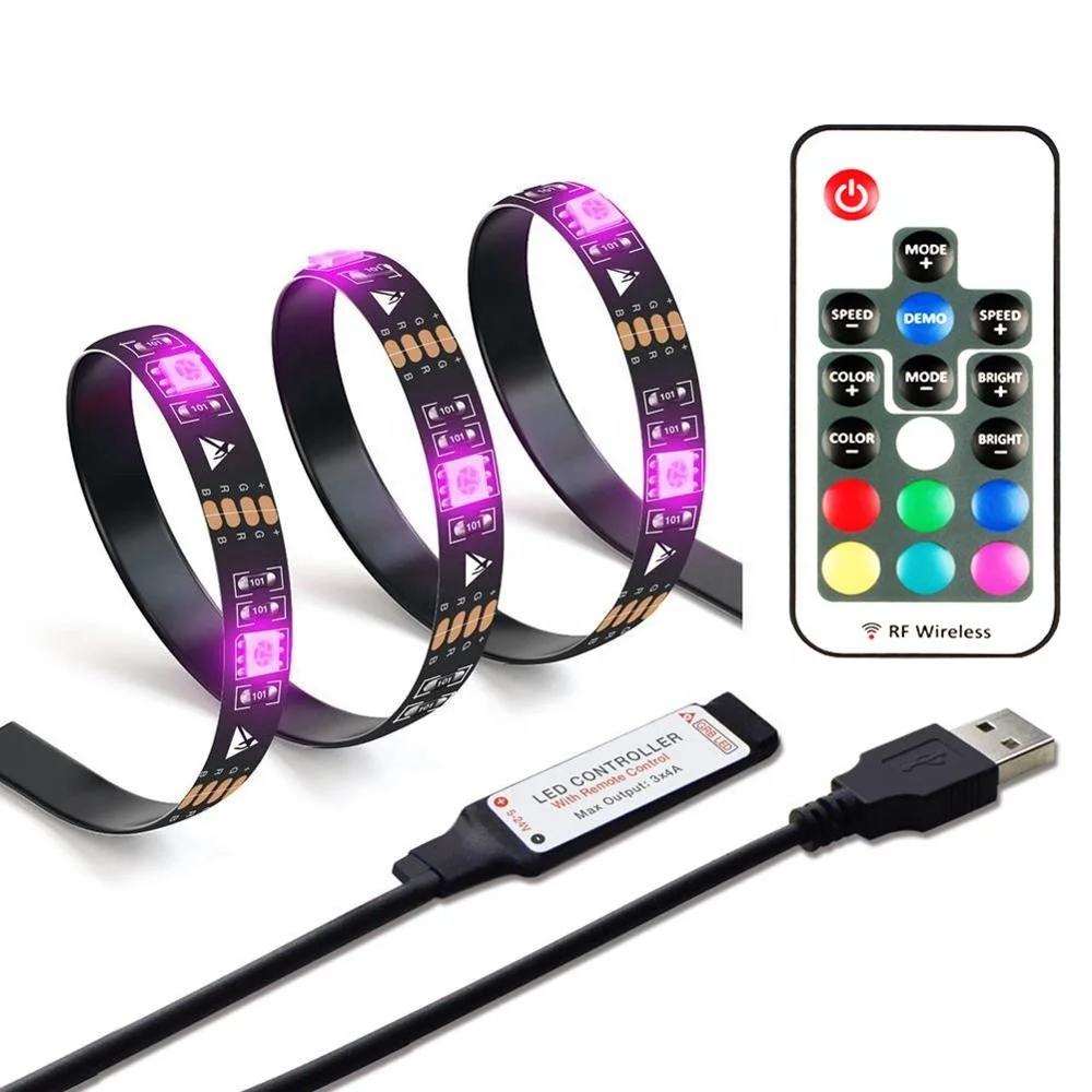 Amazon Selling colorful waterproof ip65 led strip lights tv led backlight strip for tv