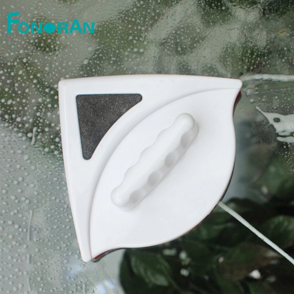 

15-24mm glass magic dual sided squeegee glass magnetic washer window cleaner, Red or customized