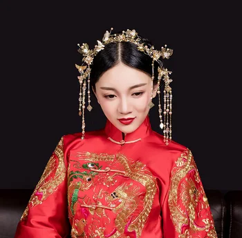 chinese wedding hair accessories