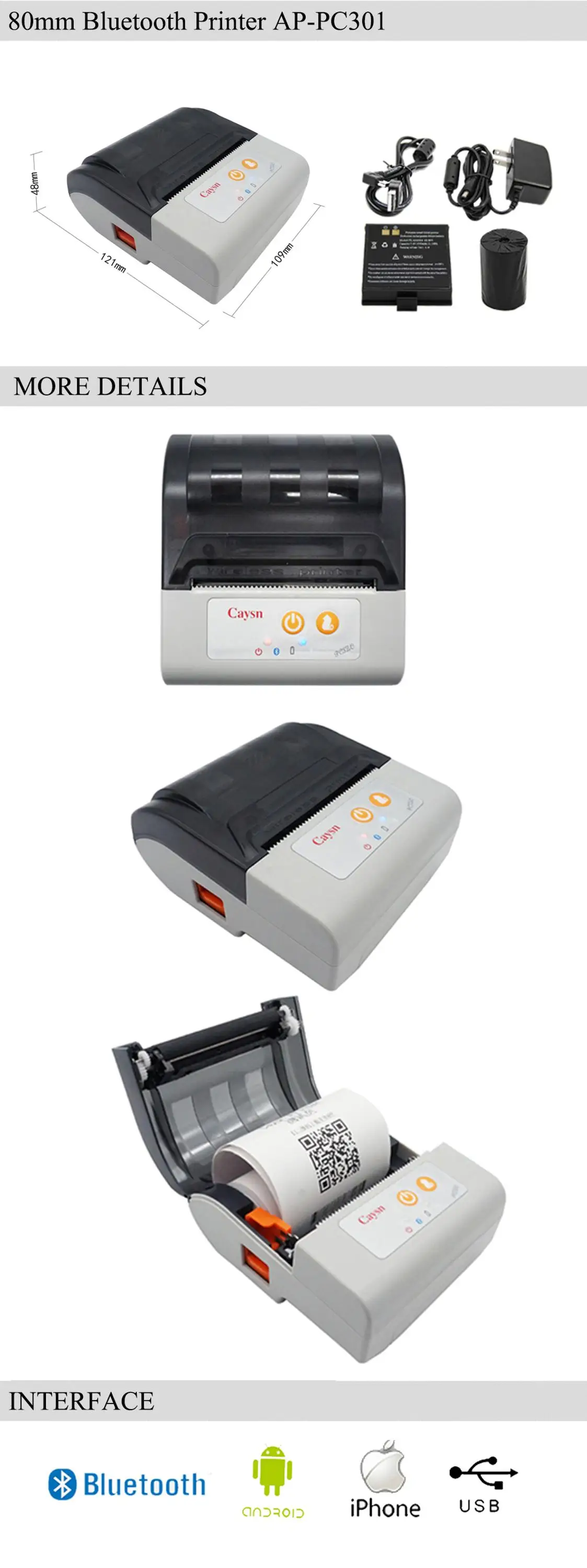 wireless mini printer for iphone