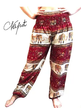 rayon printed pants