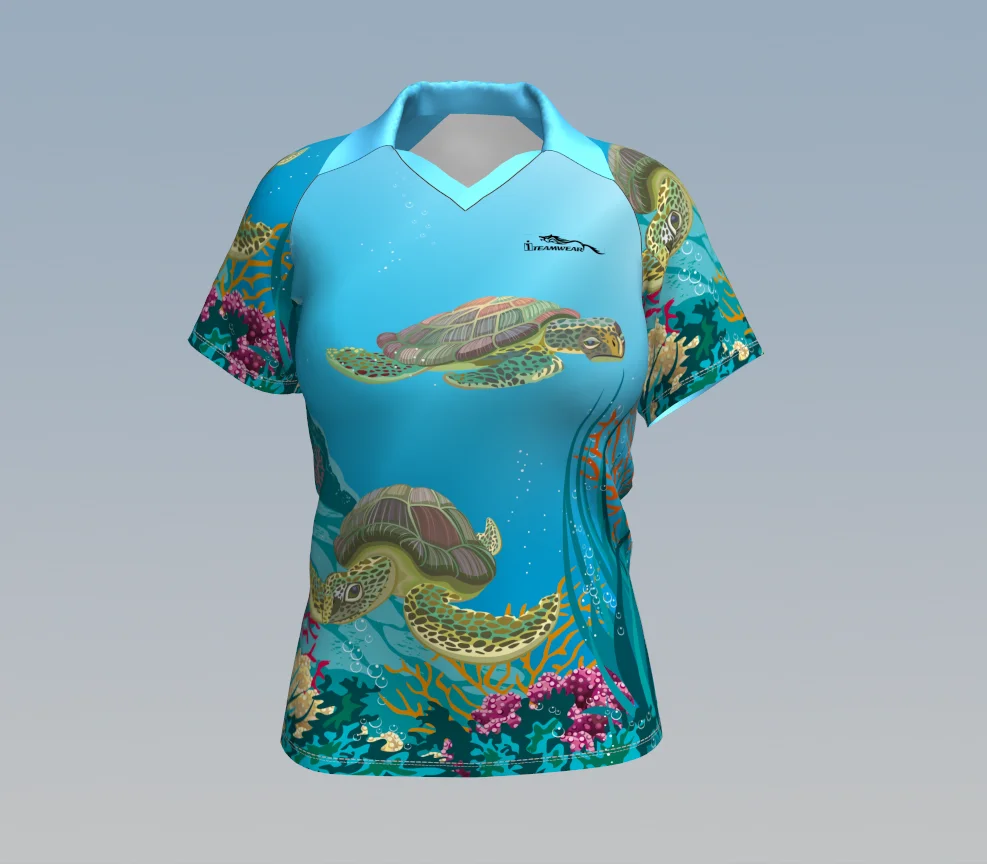 

2018 New design full polyester women T shirt, Pantone color
