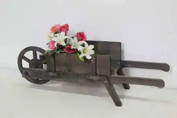 one wheel garden trolley