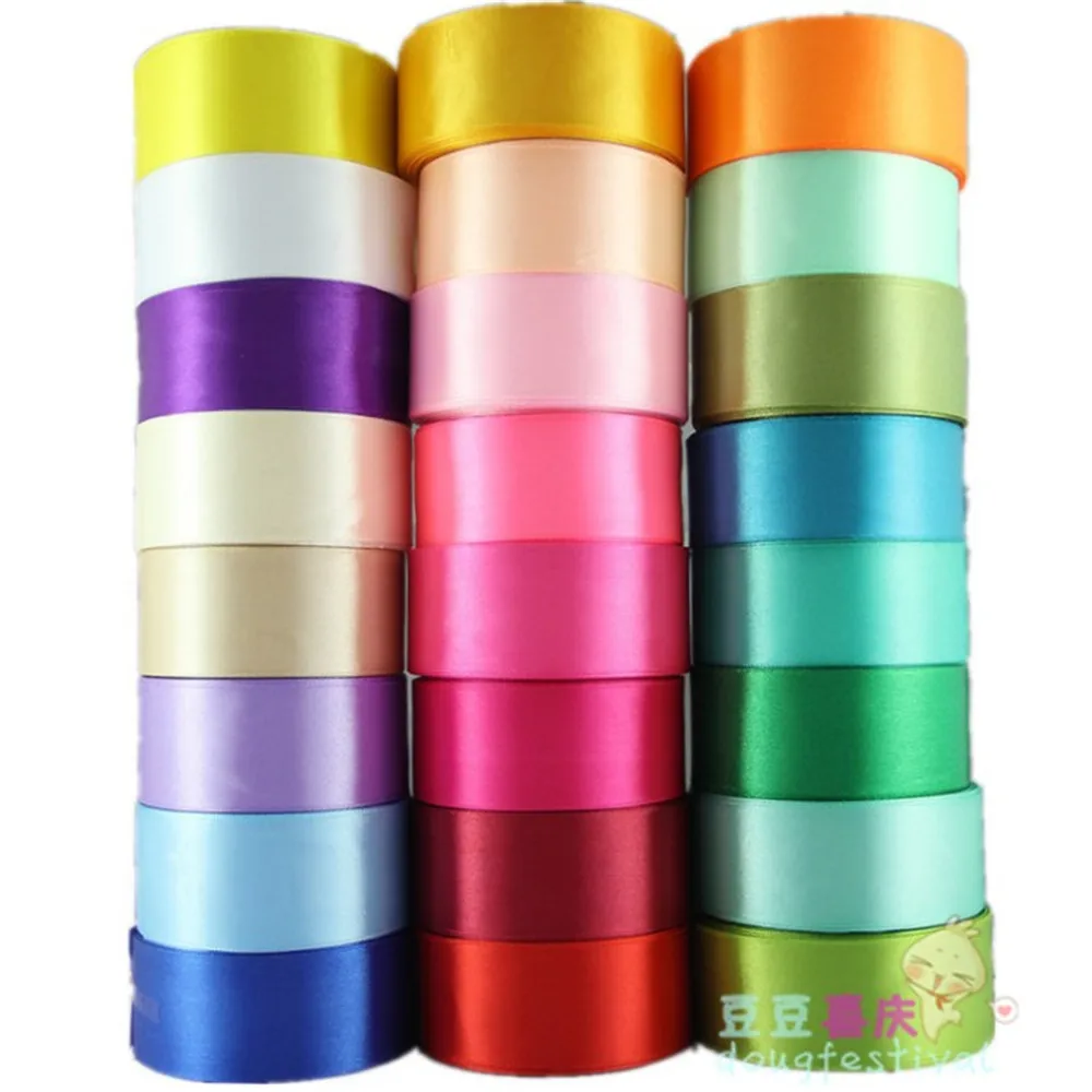 

4CM Festival Gift Packing Satin Ribbon Roll 25 Yards