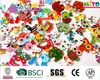 MTCR-WDC058 colorful owl wooden button for kid's diy play