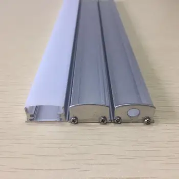 Aluminum Round Square Pipes Curtain Rod Alu U Slot Clear Anodized