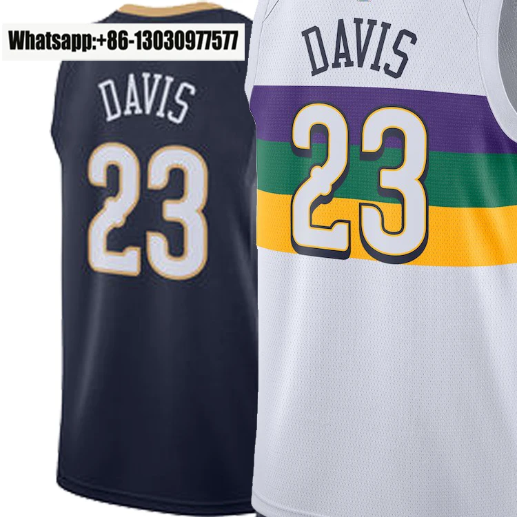 

Customized 2018 Latest Design Basketball Shorts Stitched #23 Anthony Davis Basketball Jersey/ Uniform, N/a