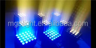 Battery operated Led 25pcs*12w RGBW matrix moving head disco light