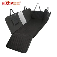 

Waterproof Non Slip Anti-Scratch Pet Seat Covers for Back Seat with Mesh Window Side Flaps and Storage Pockets