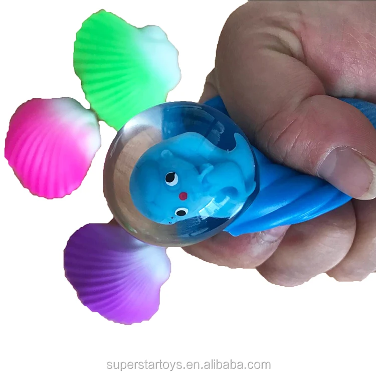 37050 MYTHICAL FISH SHELL CUTE SQUISHY Details about   MERMAID SQUEEZE & REVEAL SEASHELL 