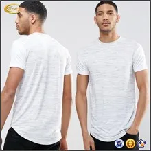 Custom 95 Cotton 5 Spandex Plain Seamless Men Fitness T-shirts