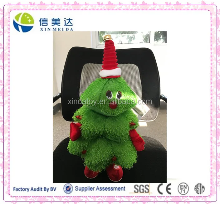 dancing plush christmas tree