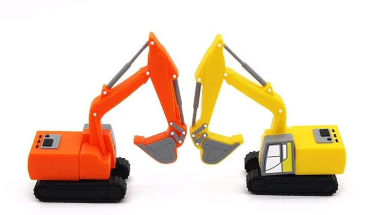 cars Excavator USB flash drive Pen drive 4gb 8g 16gb 32gb 64GB flash card truck USB memory stick - ANKUX.COM