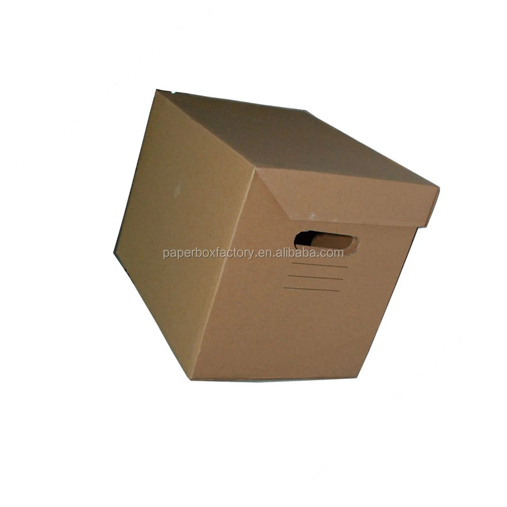 Custom Size Folding Corrugated Cardboard File Storage Box A4 File Box Buy Custom Size Folding