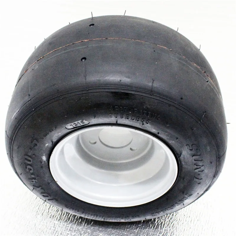 Outdoor Sports 5" 11x7.105 Go Kart Wheel Tubless Super Slick 4 Gokart