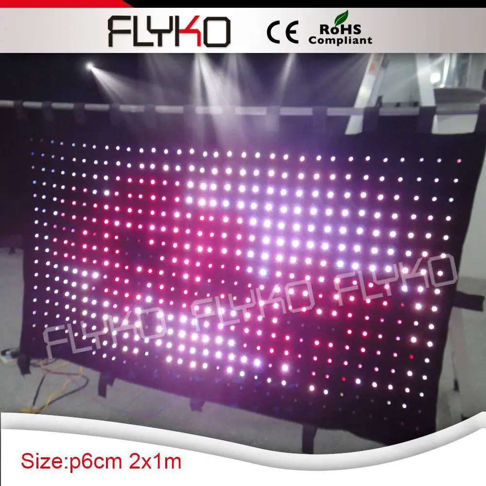 

portable dj booth backdrops led video vision stage backdrops, Full color