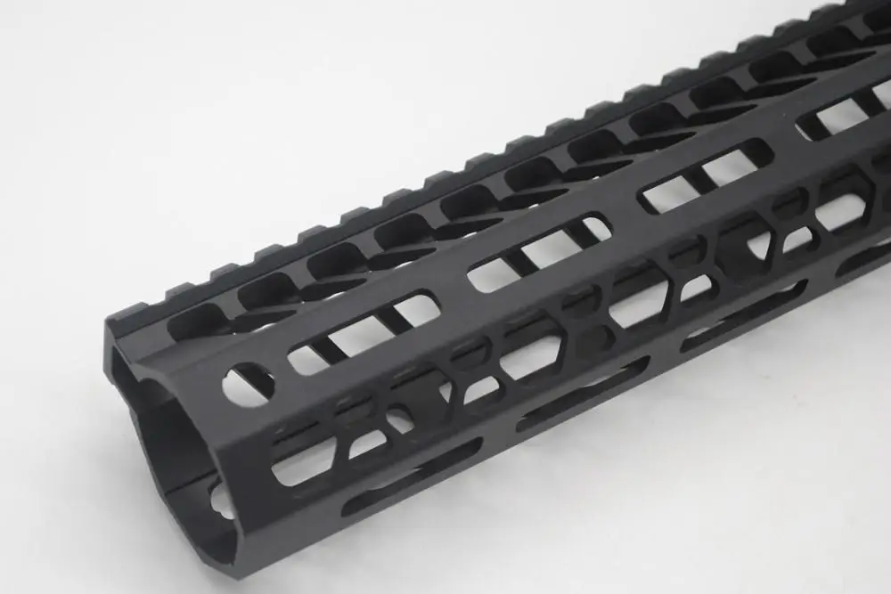 
Aplus New Side-fixed style 15 Inch High Profile Black M-lok Free Float Handguard fits .308/7.62 DPMS 