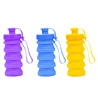 Design of Unique Silicone 400ml Creative Collapsible Water Bottles Drink For Sport Travel