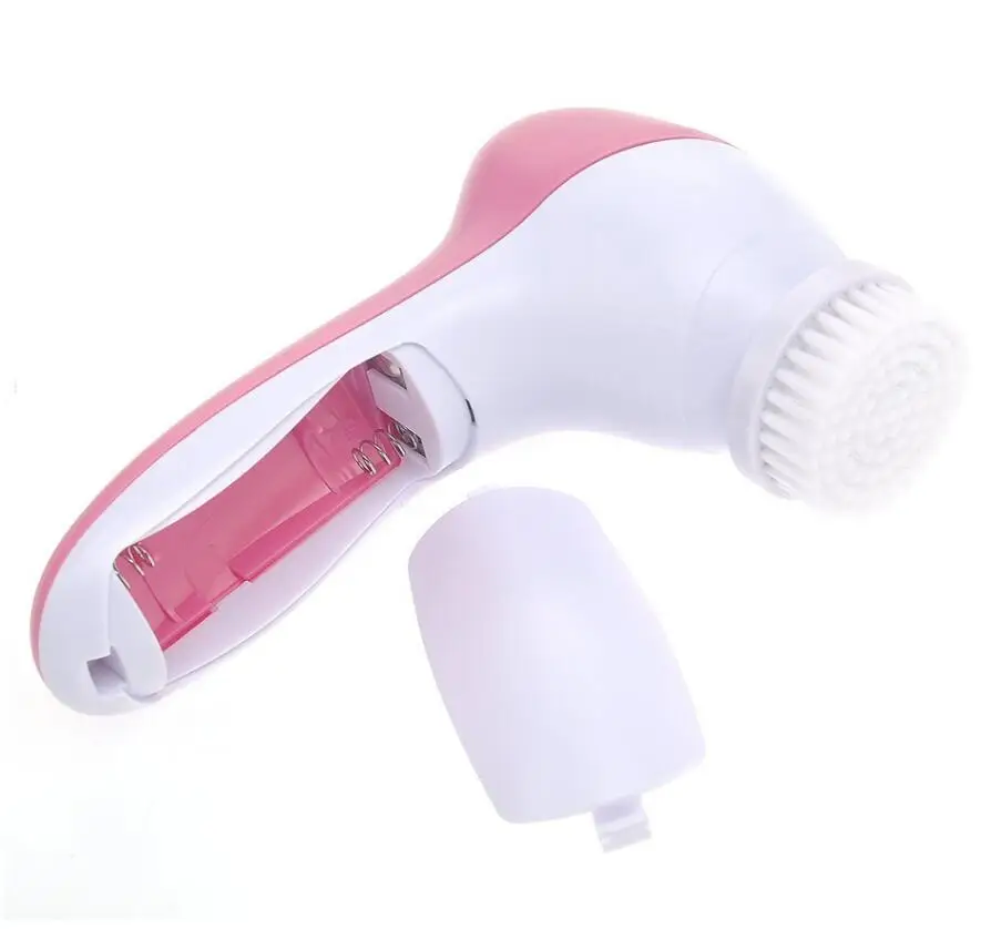 Facial Cleanser Machine Cleaning Skin Care Spin Brushes Vibrator Massager Replaceable Head Brush Beautiful Relief Massager