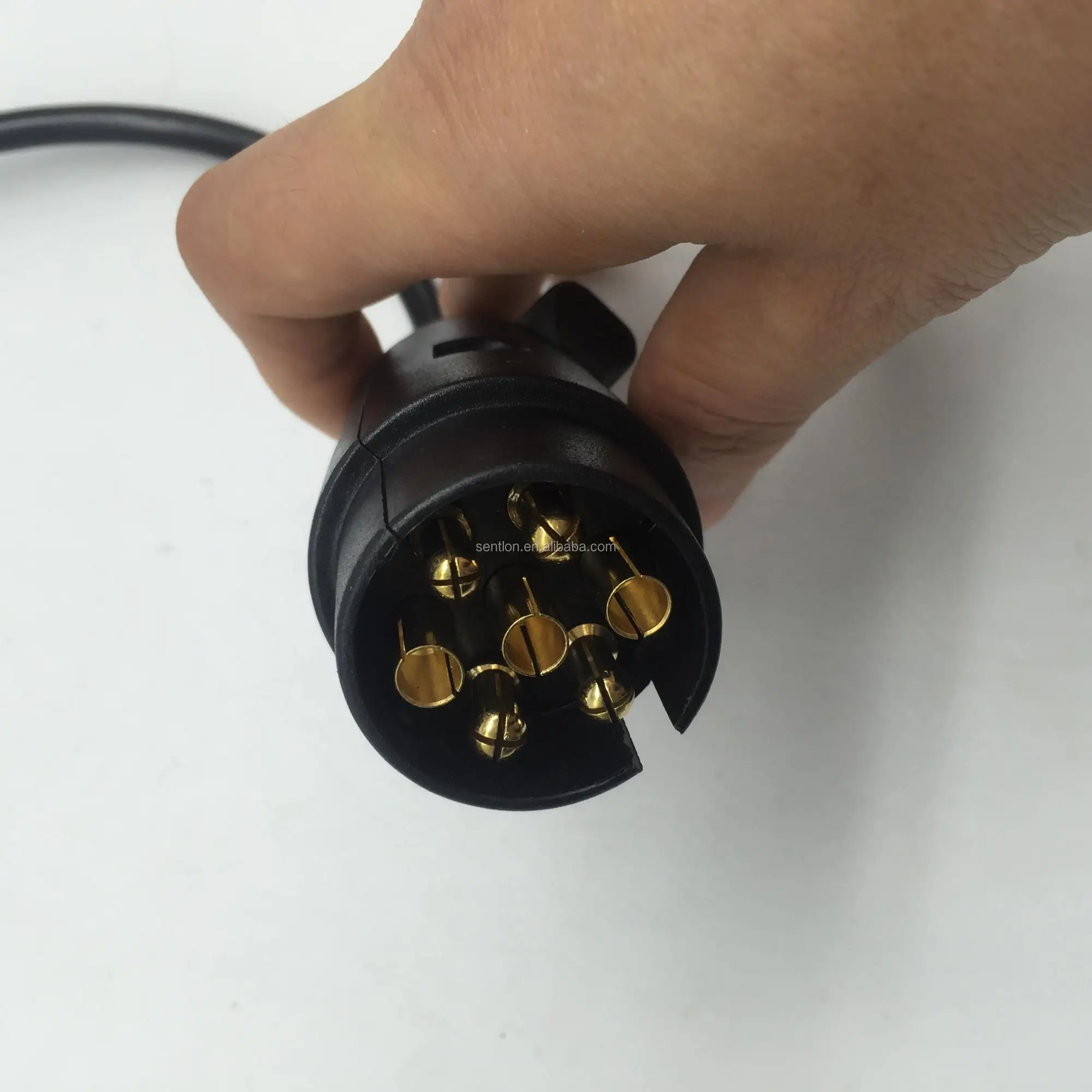 7p/12v Connecting Cable With 7p Plastic Plug And Socket 7p Plastic ...