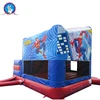 Commercial fun inflatable spiderman bouncer combo slide on sale