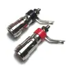 Spring Loaded Press Type Speaker Amplifier Binding Post Terminal Nickel Plated Banana Plug Jack Connector Red+Black